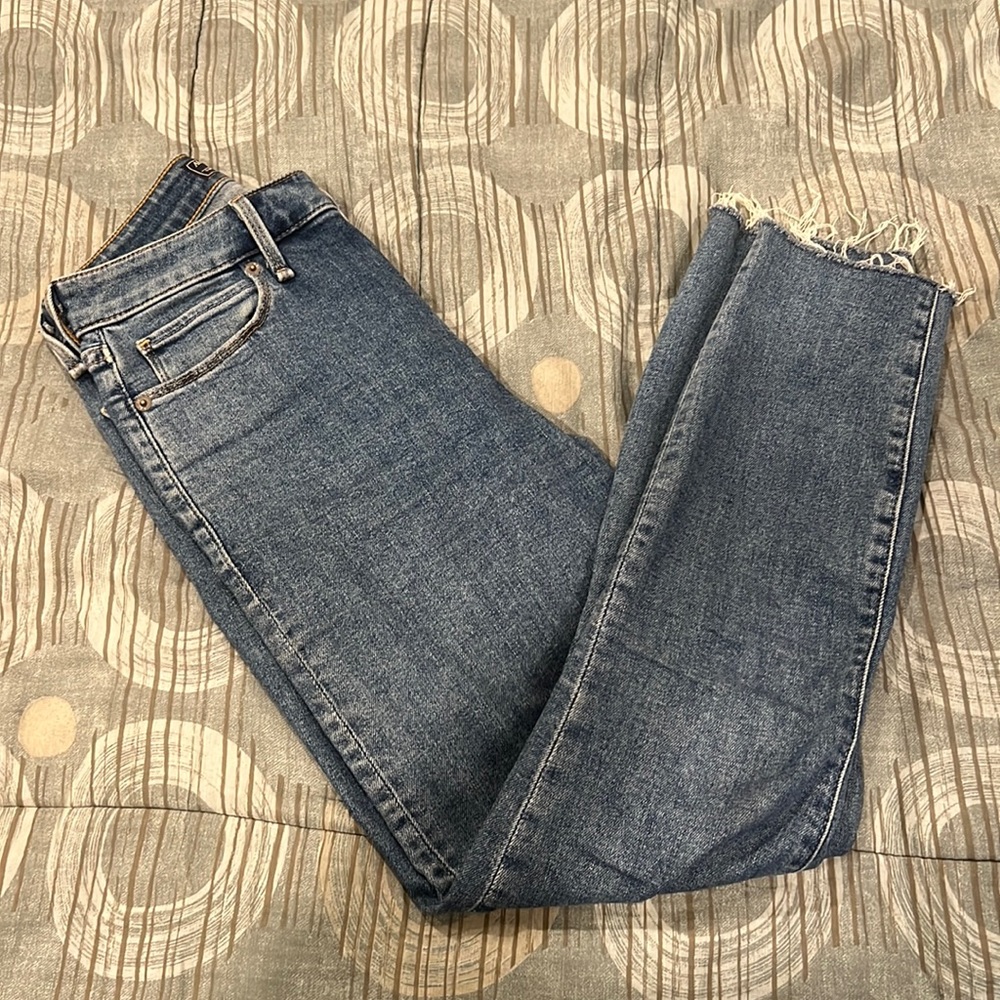 ABERCROMBIE BLUE SKINNY JEANS